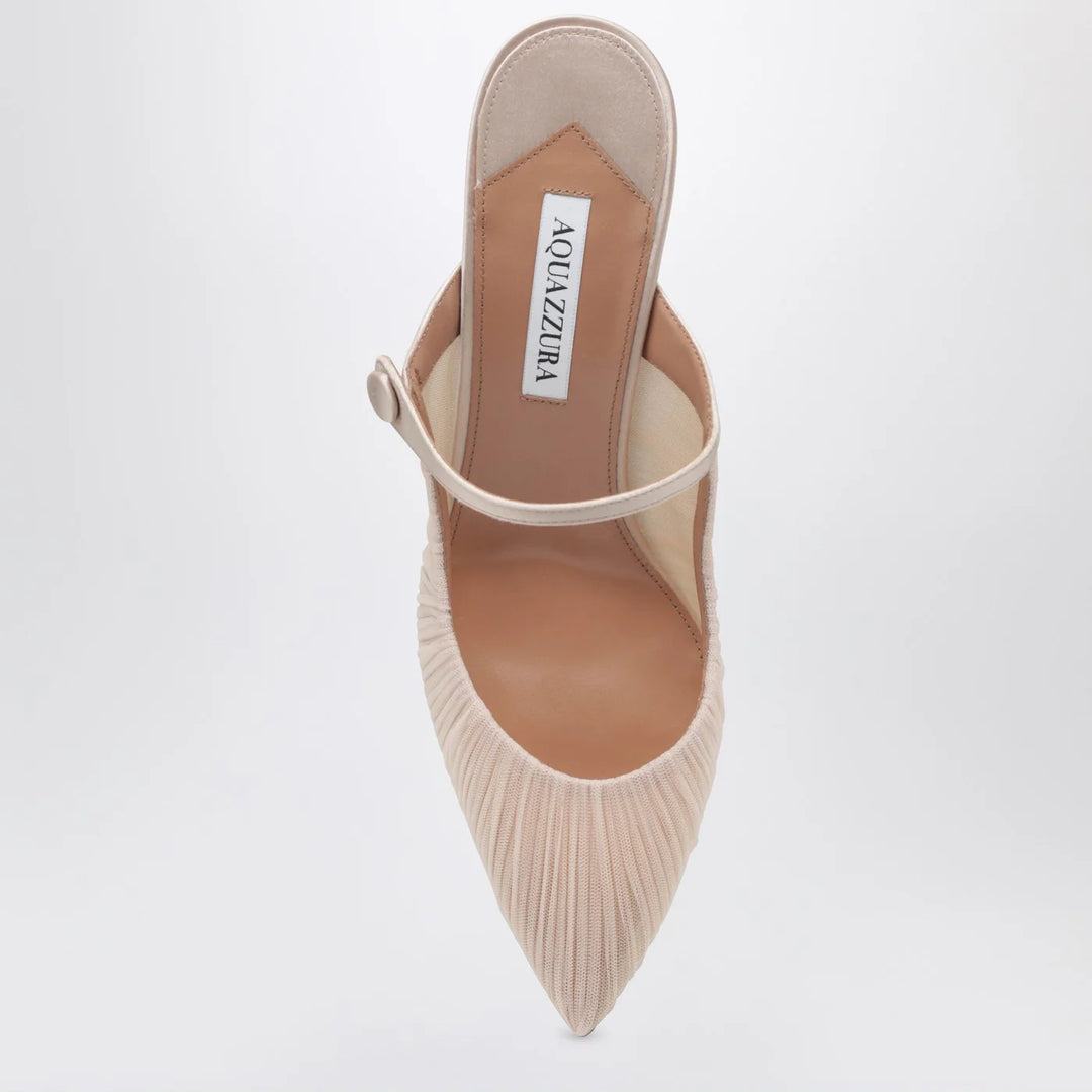 Aquazzura - Voile Mule 75 powder pink