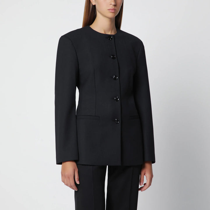 ANINE BING - Black Huda jacket in a wool blend Brand 34  FR