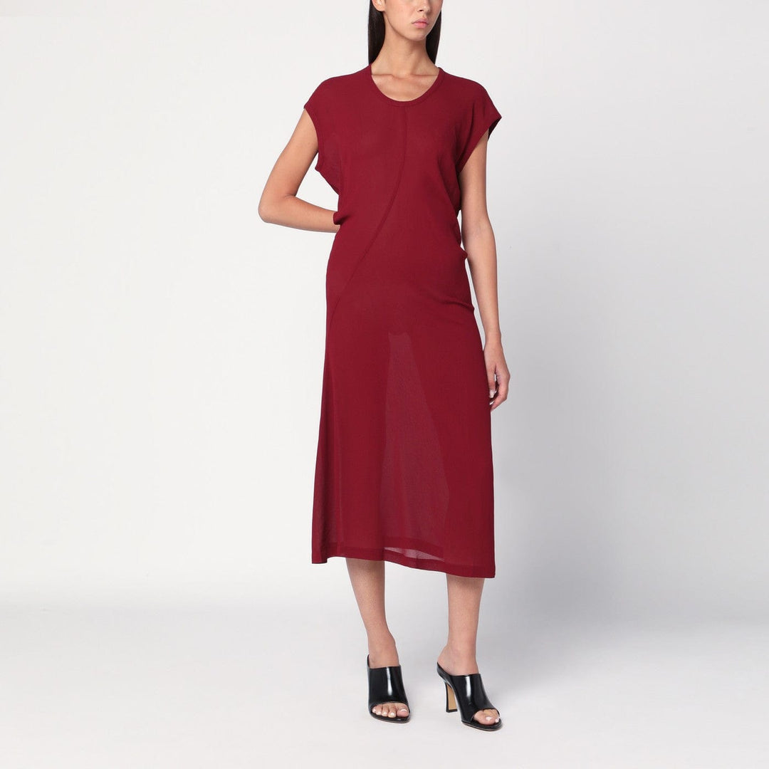 Apparel &amp; Accessories 6397 - S-Curve dress in bordeaux chiffon Brand