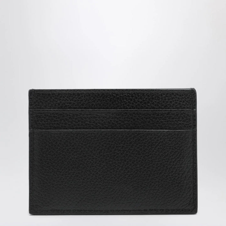Balenciaga - Cash black card holder in grained leather Brand Apparel &amp; Accessories TU