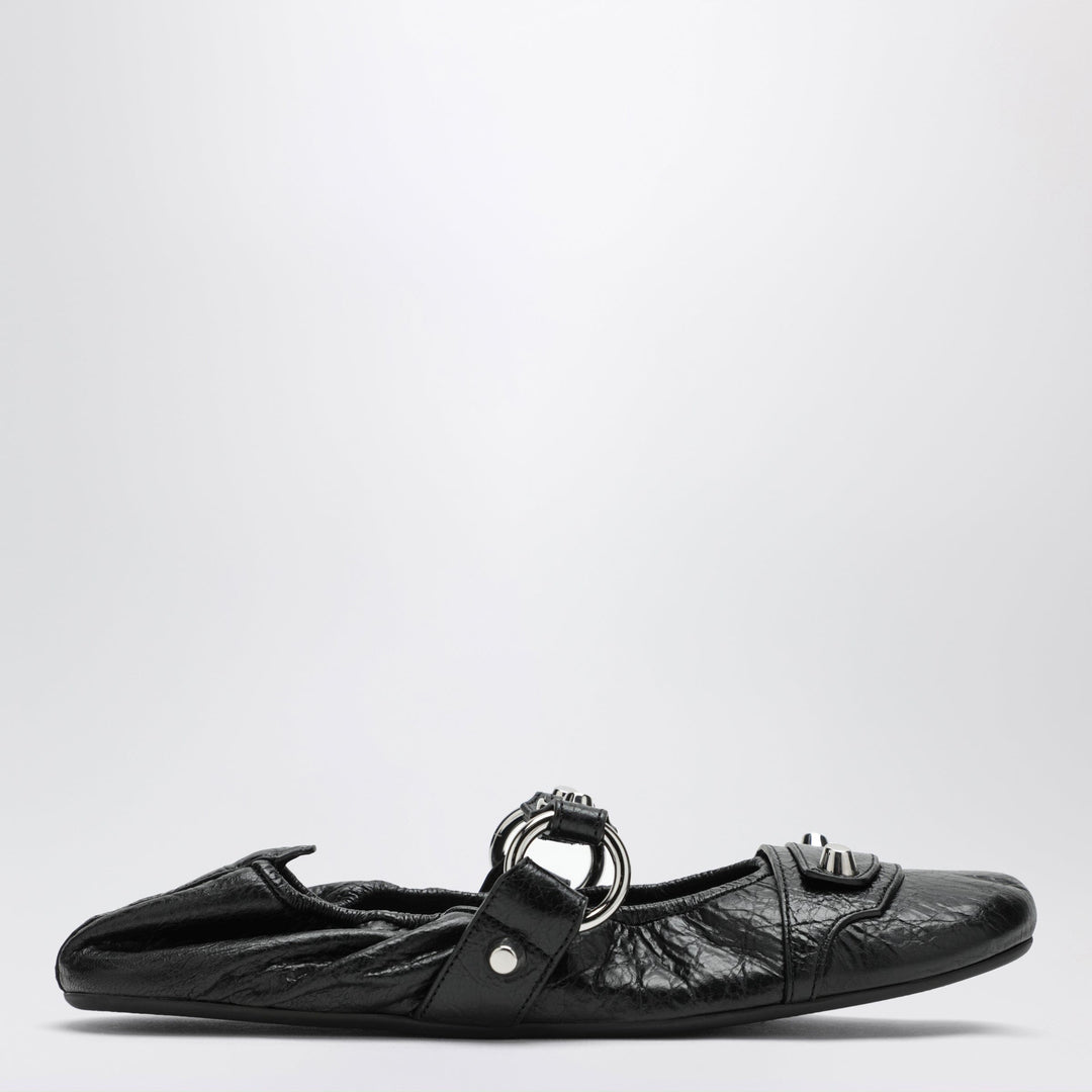 Apparel &amp; Accessories Balenciaga - City black ballet flats in Arena lambskin leather Brand