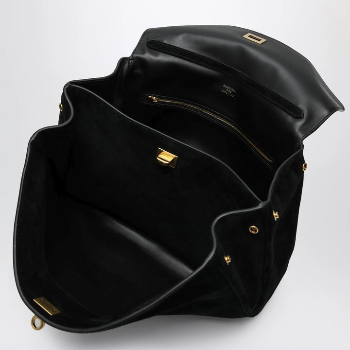 Balenciaga - Medium Rodeo bag in suede calfskin, black Brand Apparel &amp; Accessories U