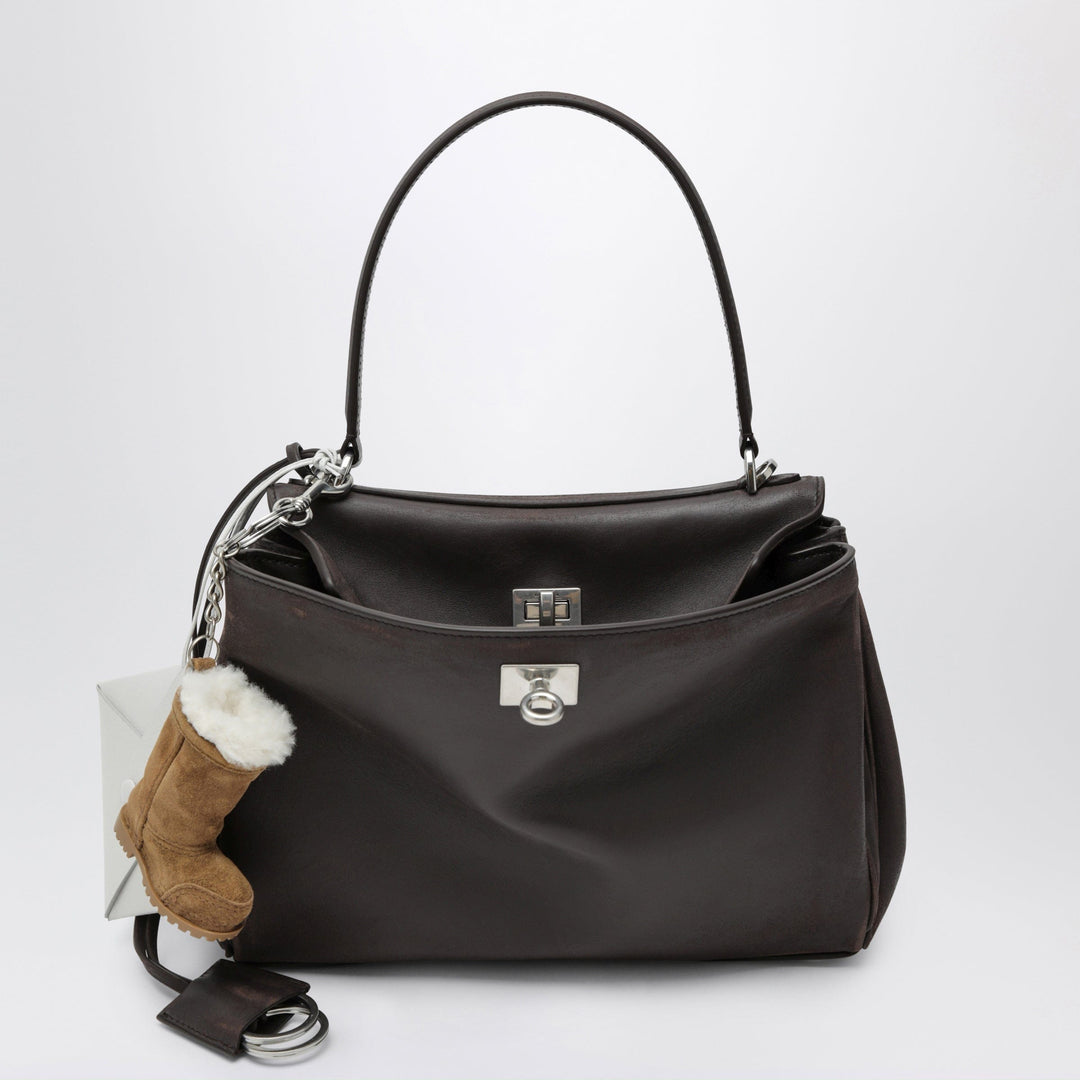 Apparel & Accessories TU Balenciaga - Small Rodeo bag in calfskin leather, espresso Brand