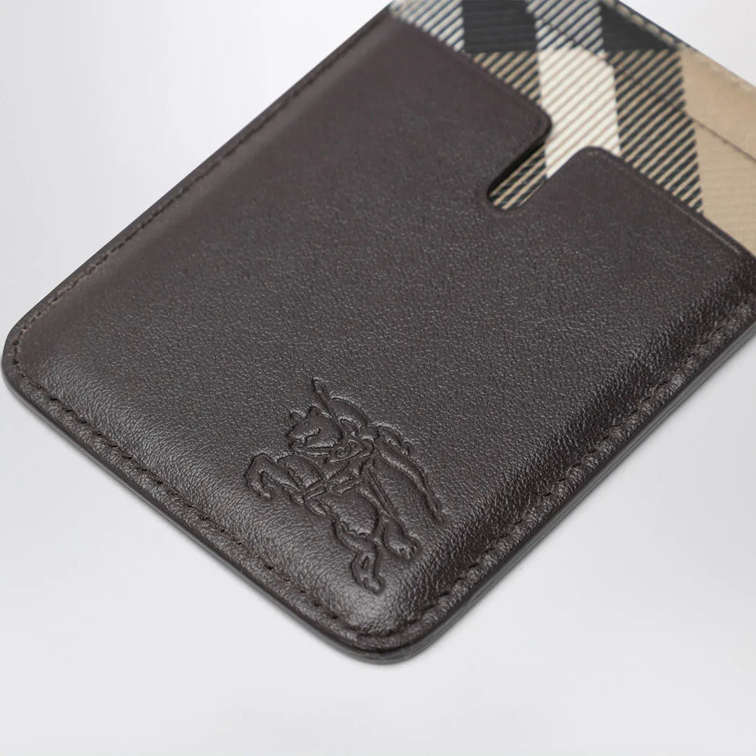 Burberry - Pop Magnetic Card Holder with Check Pattern Brand Apparel &amp; Accessories TU