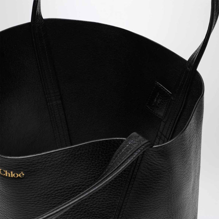 Chloé - Chloé Spin black medium Tote Bag Brand Apparel &amp; Accessories U