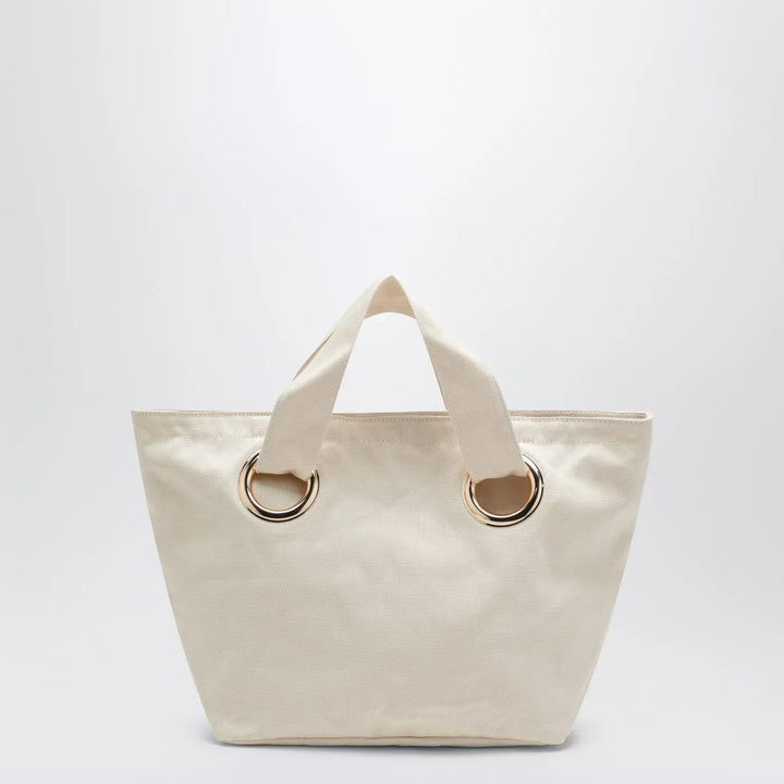 Chloé - Ivory tote bag with logo embroidery Brand Apparel &amp; Accessories TU