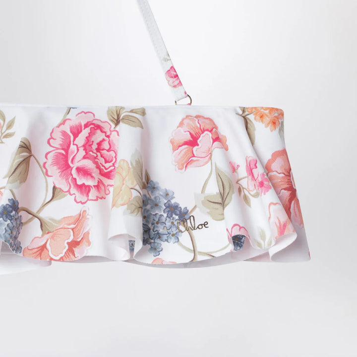 Chloé - Pink bikini with floral print Brand Apparel &amp; Accessories