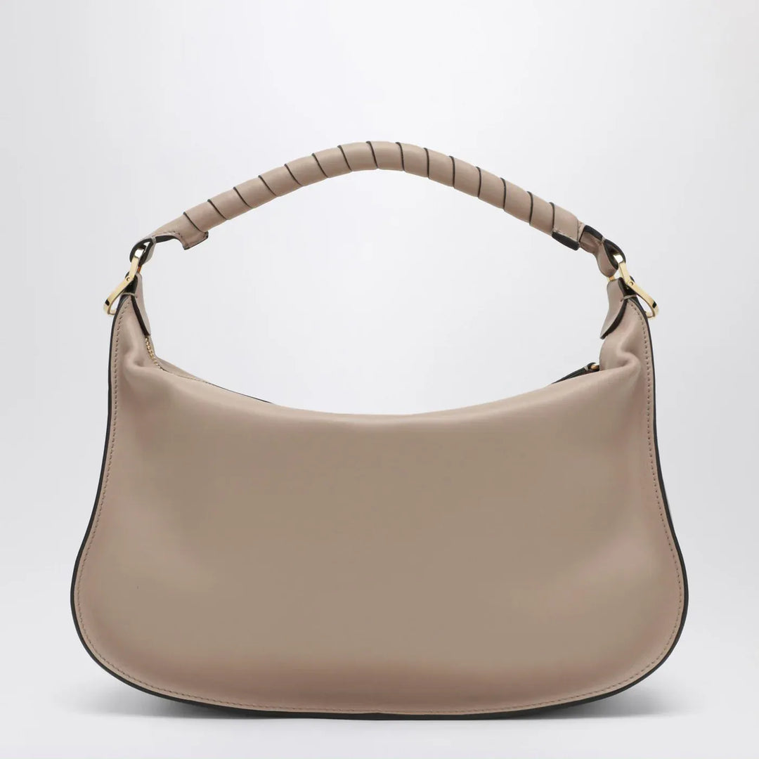 Chloé - Small Marcie Wood Smoke leather bag Brand Apparel &amp; Accessories TU