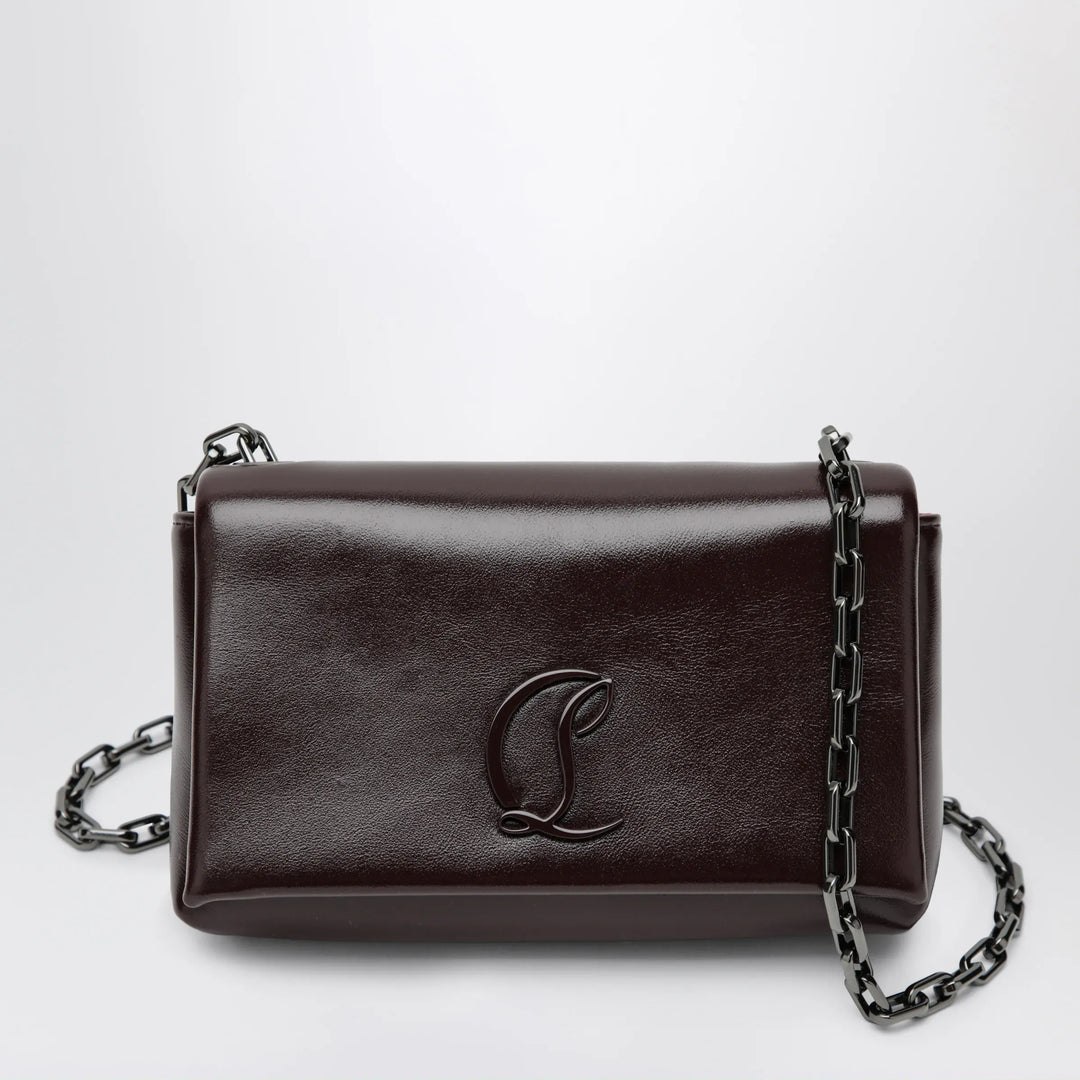 Christian Louboutin - Loubi 54 large flap shoulder bag Burgundy Brand Apparel & Accessories TU