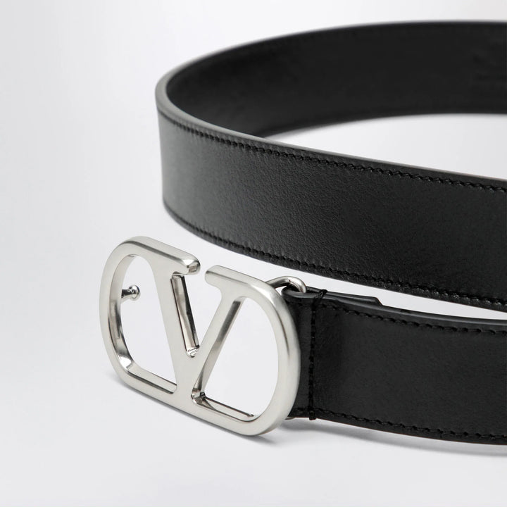 Valentino Garavani - Black VLogo Signature belt Brand Apparel &amp; Accessories > Clothing Accessories > Belts