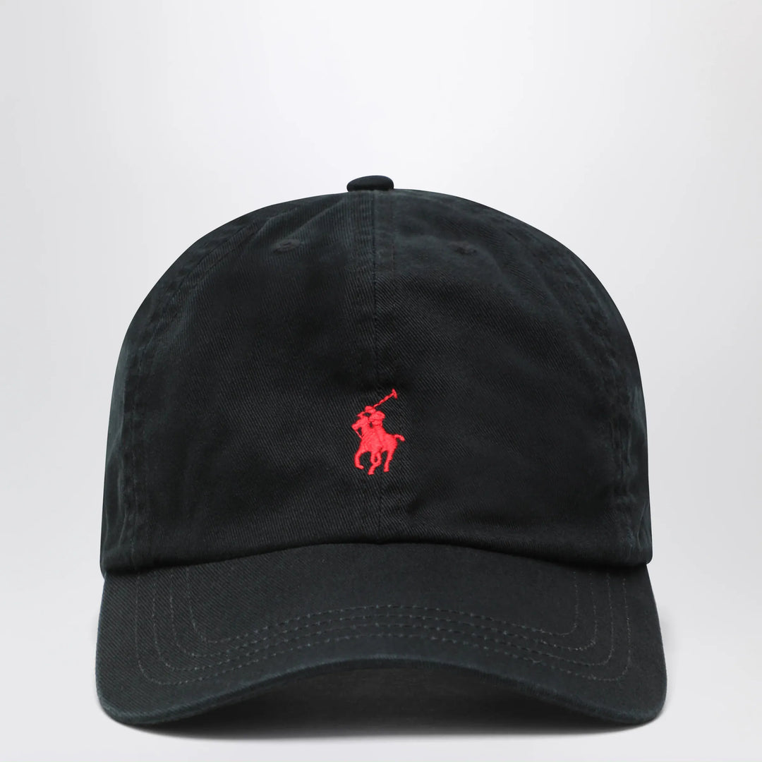 Polo Ralph Lauren - Black cotton baseball cap Brand Apparel &amp; Accessories > Clothing Accessories > Hats U