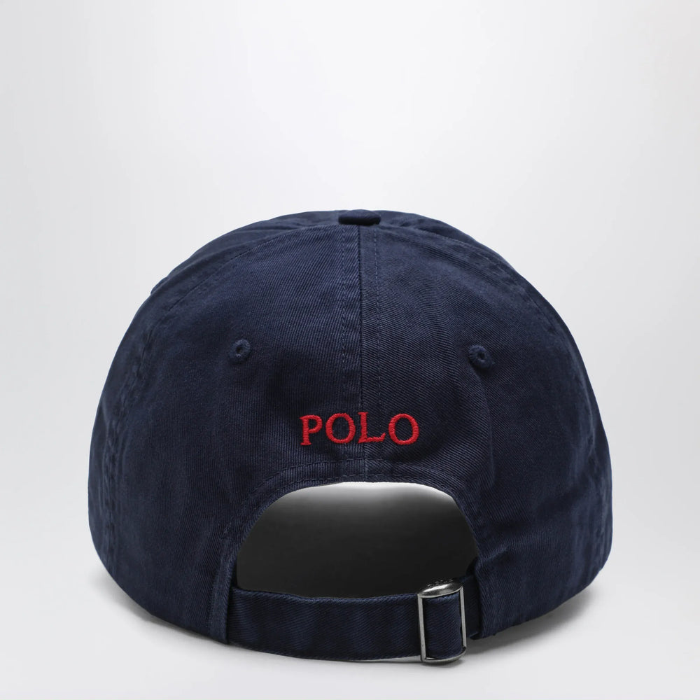 Polo Ralph Lauren - Newport Navy / Red baseball cap with logo Brand Apparel & Accessories > Clothing Accessories > Hats U