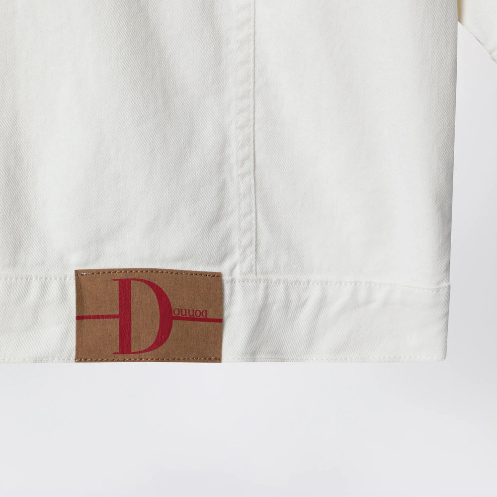Douuod - Ivory denim jacket Brand Apparel & Accessories > Clothing > Outerwear > Coats & Jackets