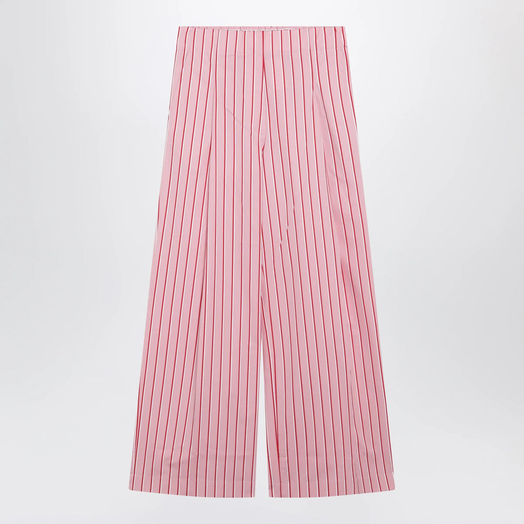 Dries Van Noten - Wide pink striped trousers Brand Apparel & Accessories > Clothing > Pants XS
