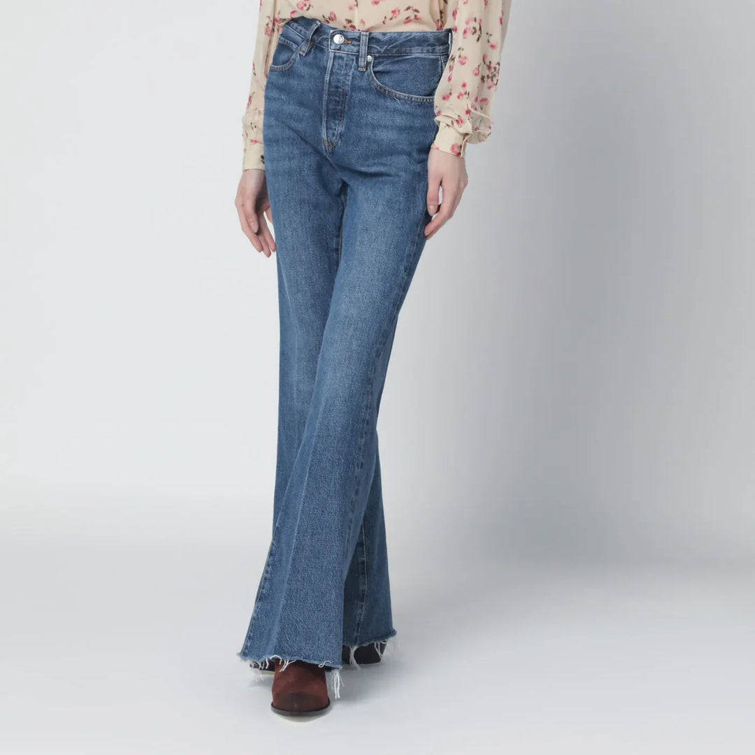 Frame - The Lax blue jeans in regenerated denim Brand Apparel &amp; Accessories > Clothing > Pants 27