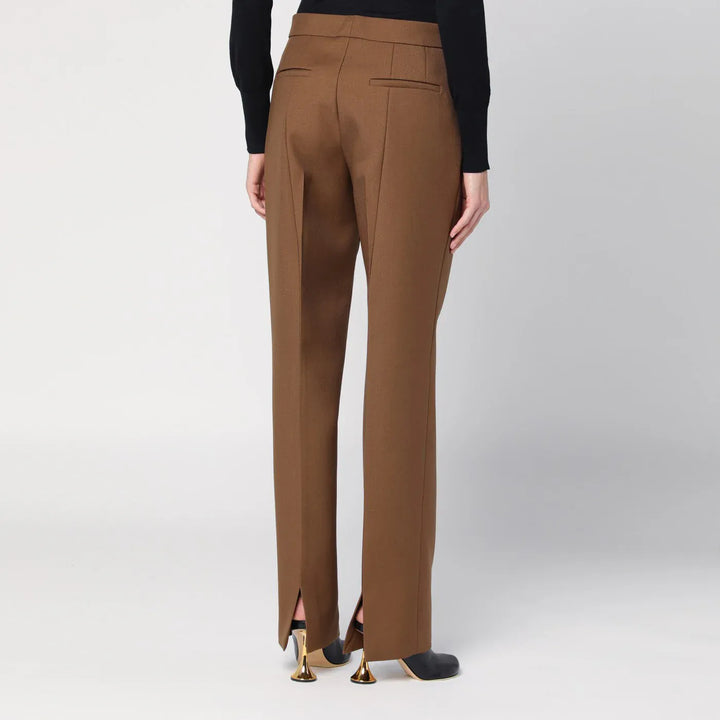 Jil Sander - Brown wool trousers Brand Apparel &amp; Accessories > Clothing > Pants 36  FR