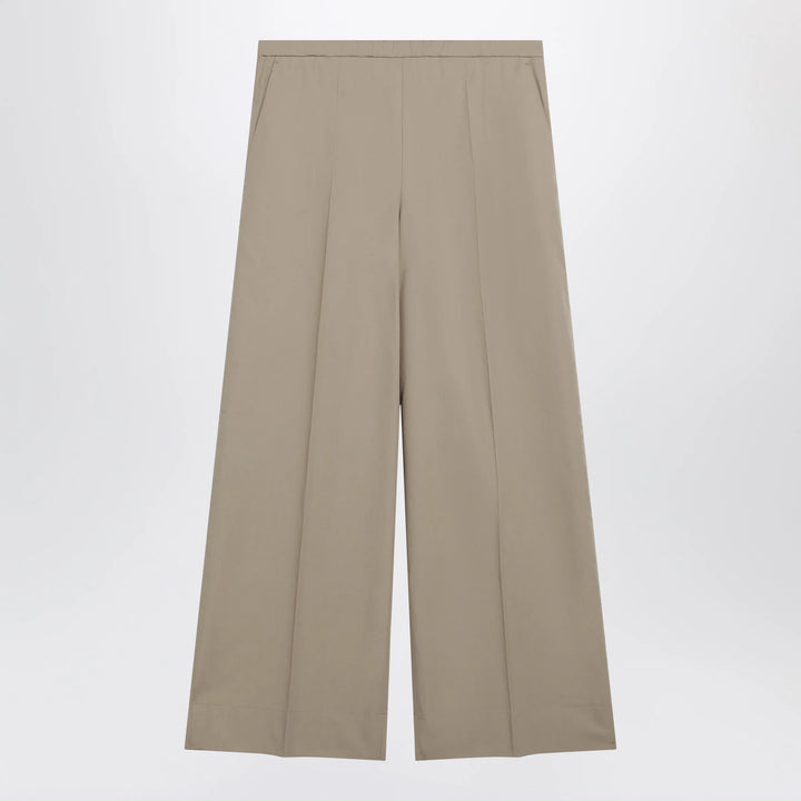 Moncler - Beige cotton trousers Brand Apparel &amp; Accessories > Clothing > Pants 38  IT
