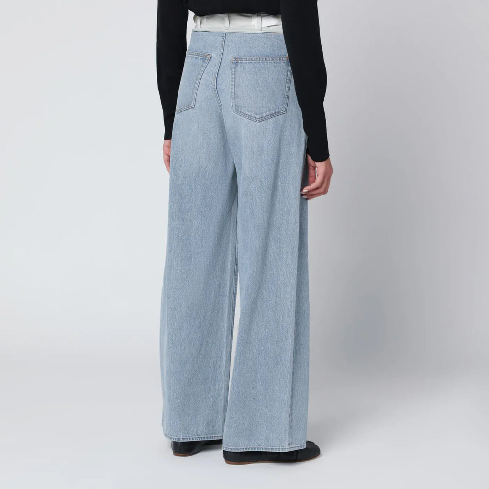 Sacai - Blue/light grey two-tone jeans Brand Apparel & Accessories > Clothing > Pants 1