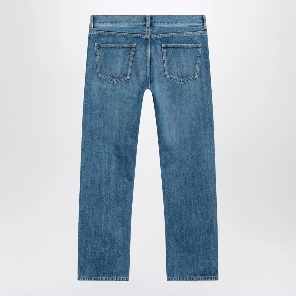 The Row - Fima low-rise straight-leg cotton jeans in indigo Brand Apparel & Accessories > Clothing > Pants