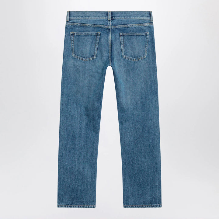 The Row - Fima low-rise straight-leg cotton jeans in indigo Brand Apparel &amp; Accessories > Clothing > Pants