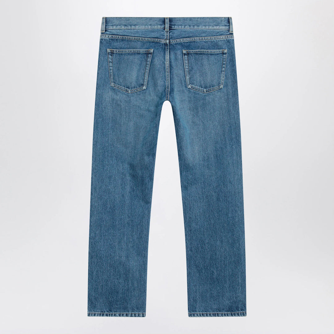 The Row - Fima low-rise straight-leg cotton jeans in indigo Brand Apparel &amp; Accessories > Clothing > Pants