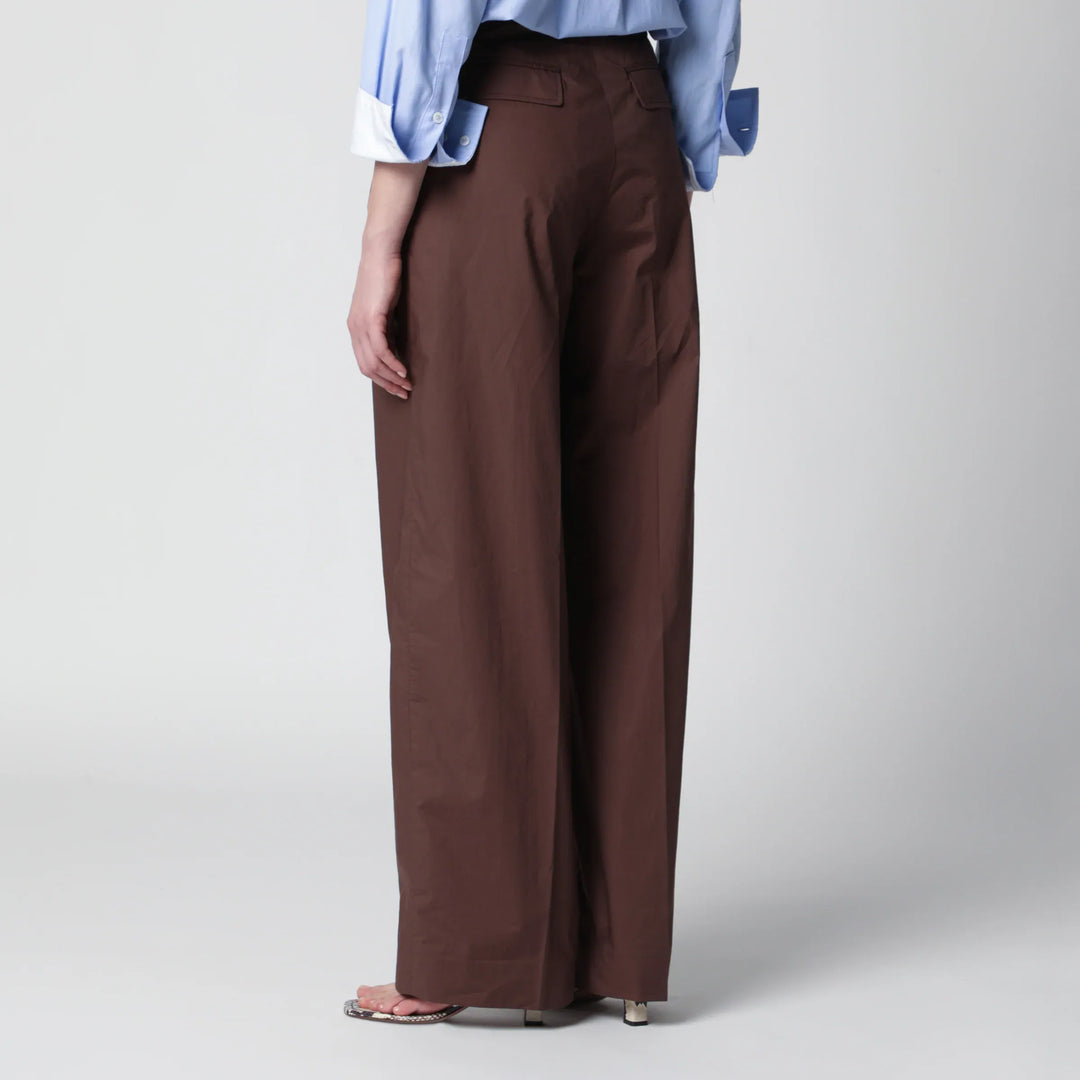TheLatest - Brown cotton trousers Brand Apparel &amp; Accessories > Clothing > Pants