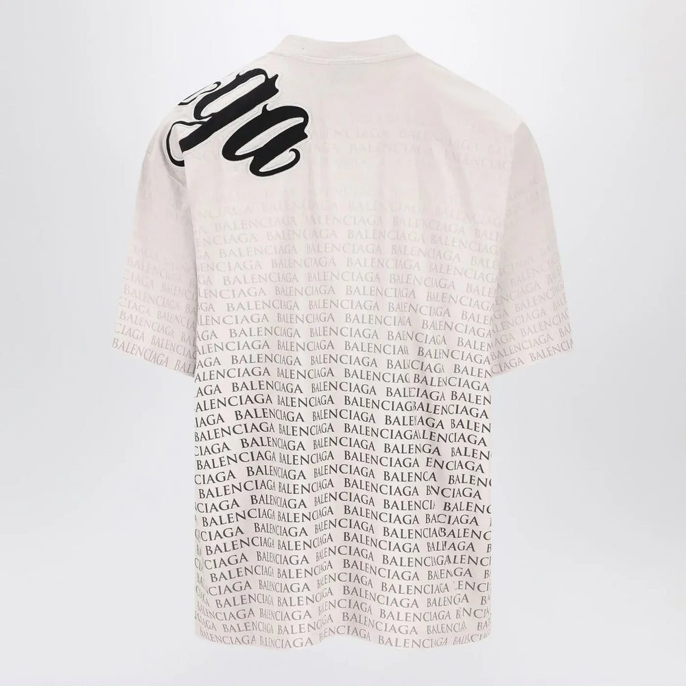 Balenciaga - White Big B T-shirt Brand Apparel & Accessories > Clothing > Shirts & Tops XL
