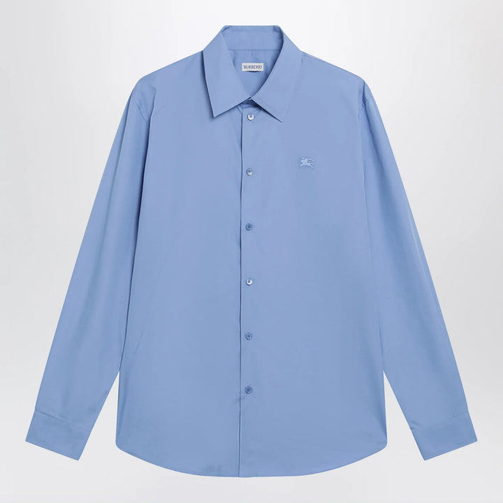 Burberry - Cornflower blue cotton poplin shirt Brand Apparel &amp; Accessories > Clothing > Shirts &amp; Tops