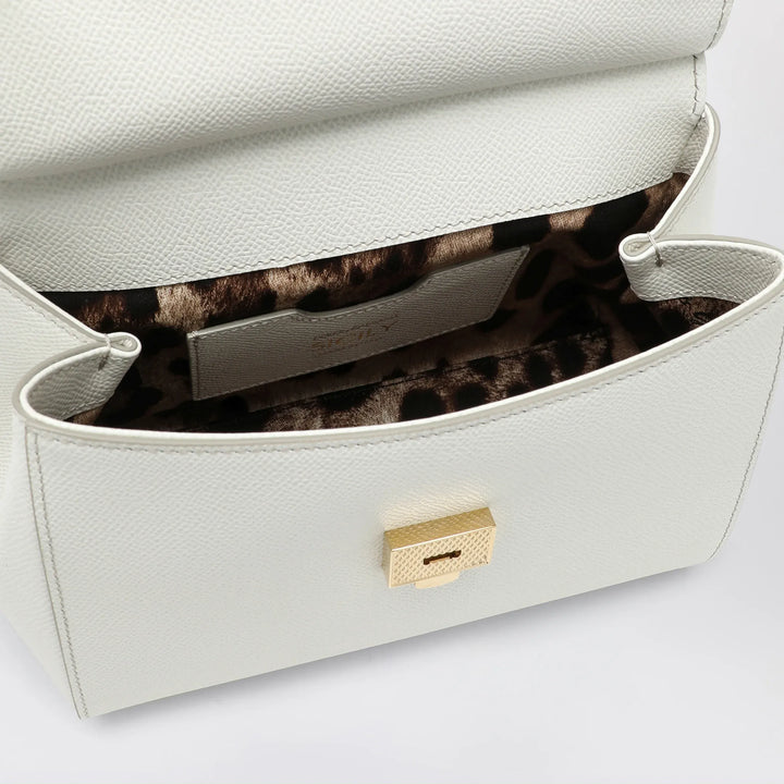 Dolce&amp;Gabbana - Sicily medium top-handle bag in white Brand Apparel &amp; Accessories > Clothing > Shirts &amp; Tops