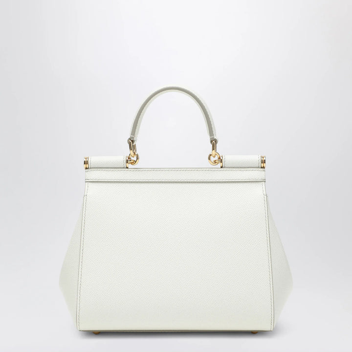 Dolce&amp;Gabbana - Sicily medium top-handle bag in white Brand Apparel &amp; Accessories > Clothing > Shirts &amp; Tops TU