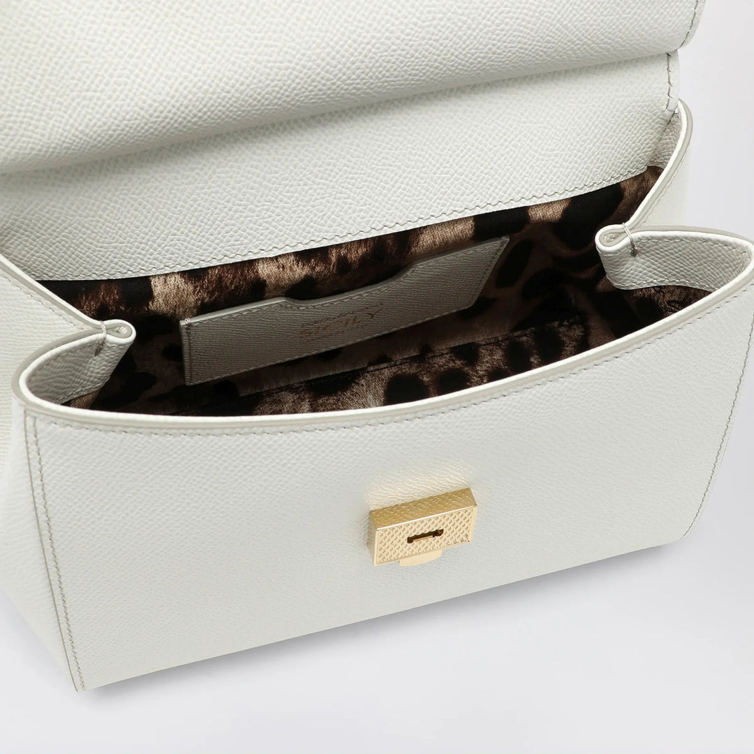 Dolce&amp;Gabbana - Sicily medium top-handle bag in white Brand Apparel &amp; Accessories > Clothing > Shirts &amp; Tops TU