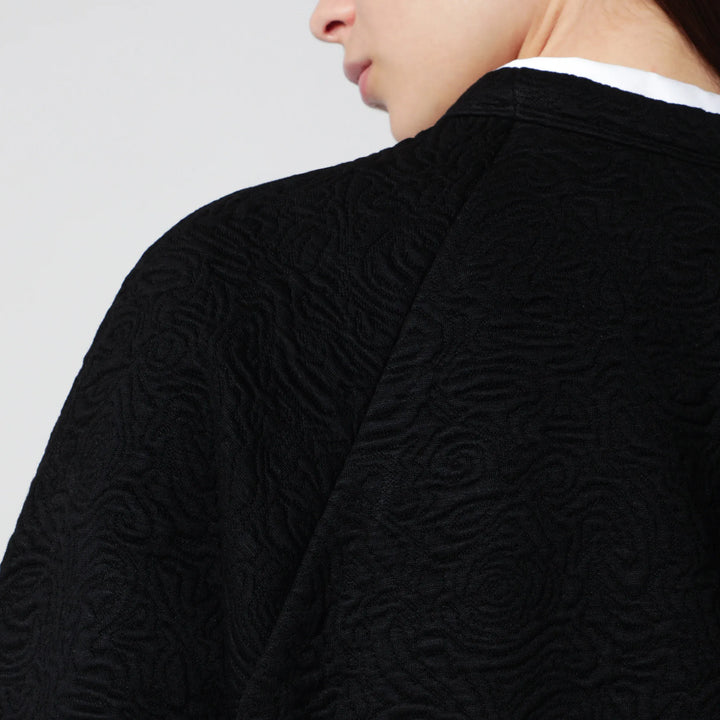 Dries Van Noten - Black viscose-blend sweatshirt Brand Apparel &amp; Accessories > Clothing > Shirts &amp; Tops