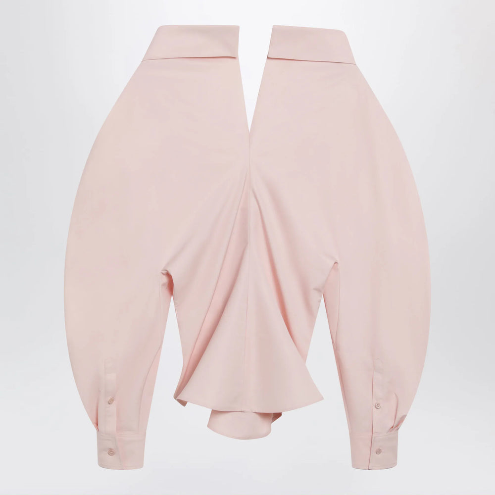 Givenchy - Pink cut-out poplin shirt Brand Apparel & Accessories > Clothing > Shirts & Tops