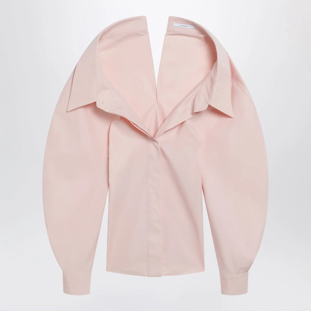 Givenchy - Pink cut-out poplin shirt Brand Apparel &amp; Accessories > Clothing > Shirts &amp; Tops 38  FR