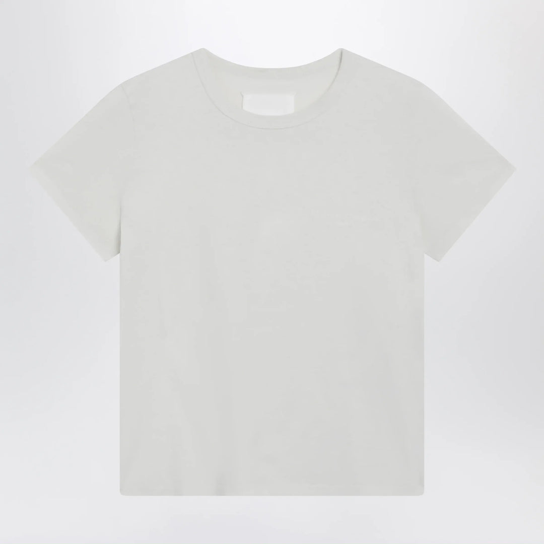 Maison Margiela - Cotton jersey short-sleeve crew-neck T-shirt in white Brand Apparel &amp; Accessories > Clothing > Shirts &amp; Tops S