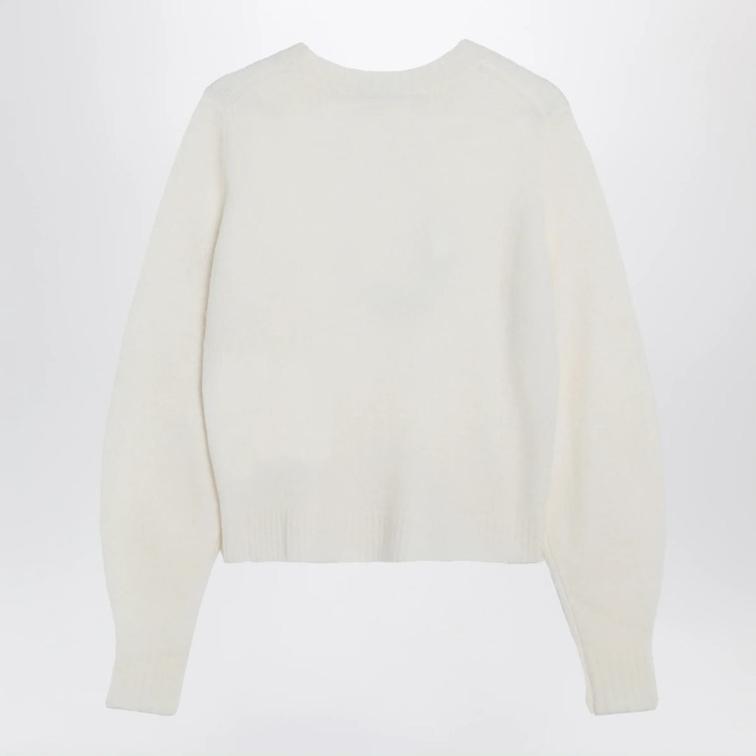Max Mara - Ivory sweater in stretch cashmere knit Brand Apparel &amp; Accessories > Clothing > Shirts &amp; Tops M