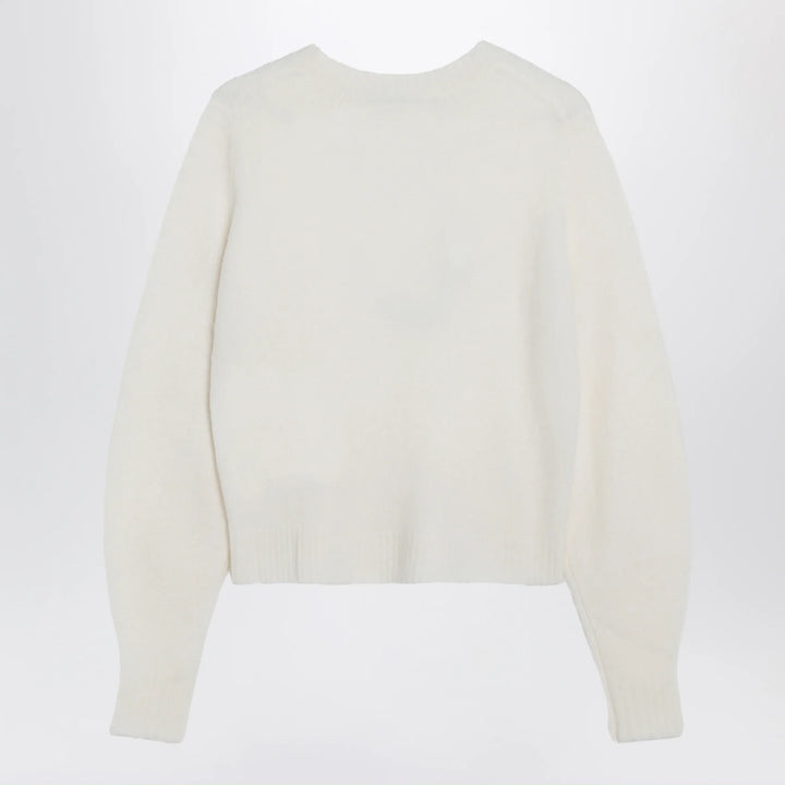 Max Mara - Ivory sweater in stretch cashmere knit Brand Apparel &amp; Accessories > Clothing > Shirts &amp; Tops M