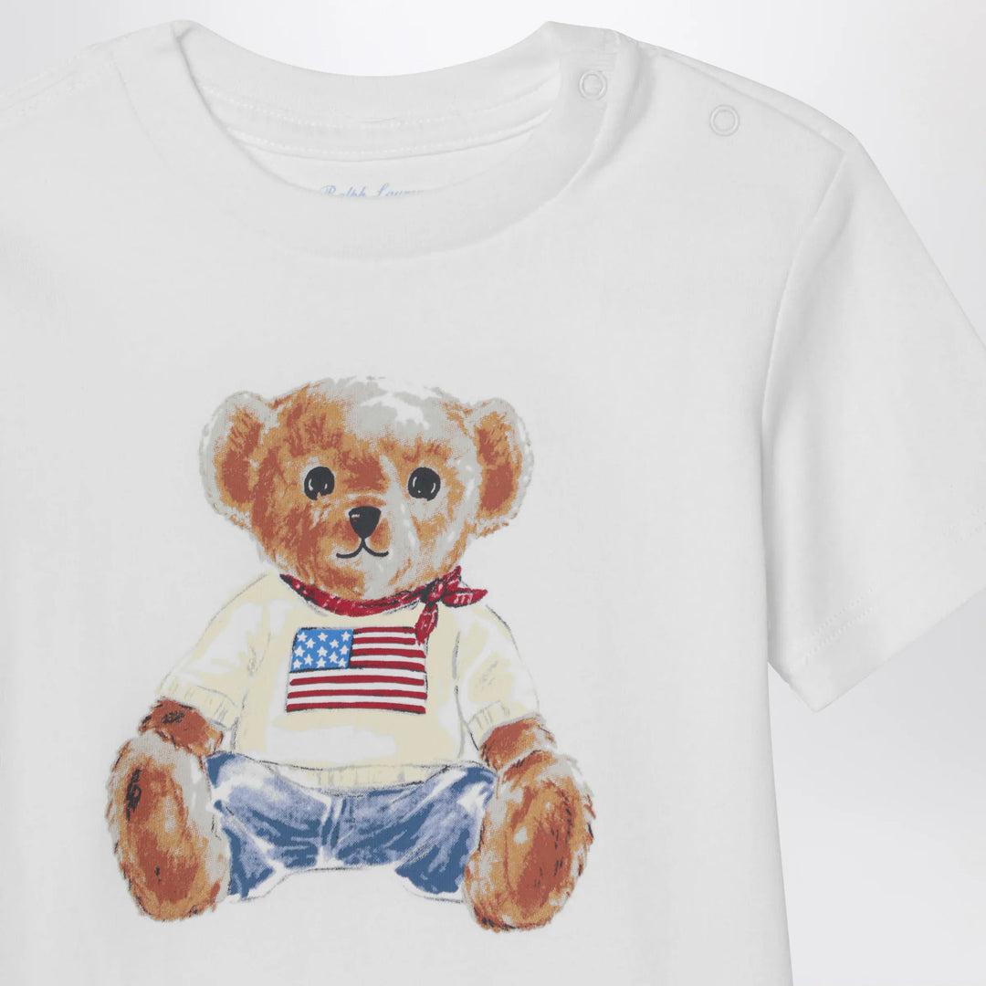 Polo Ralph Lauren - White Polo Bear T-shirt Brand Apparel &amp; Accessories > Clothing > Shirts &amp; Tops