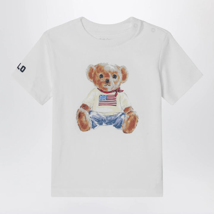 Polo Ralph Lauren - White Polo Bear T-shirt Brand Apparel &amp; Accessories > Clothing > Shirts &amp; Tops 3M