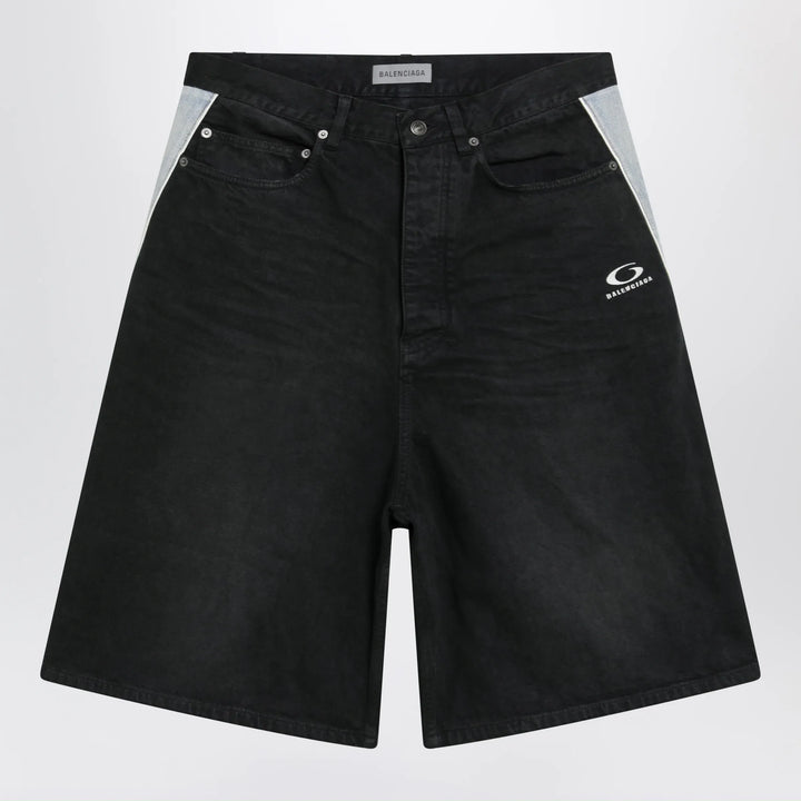 Balenciaga - Loop Sport Icon denim shorts Brand Apparel &amp; Accessories > Clothing > Shorts