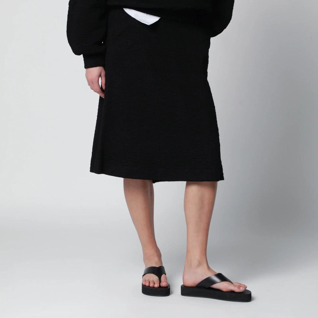 Dries Van Noten - Black viscose-blend skirt Brand Apparel &amp; Accessories > Clothing > Skirts