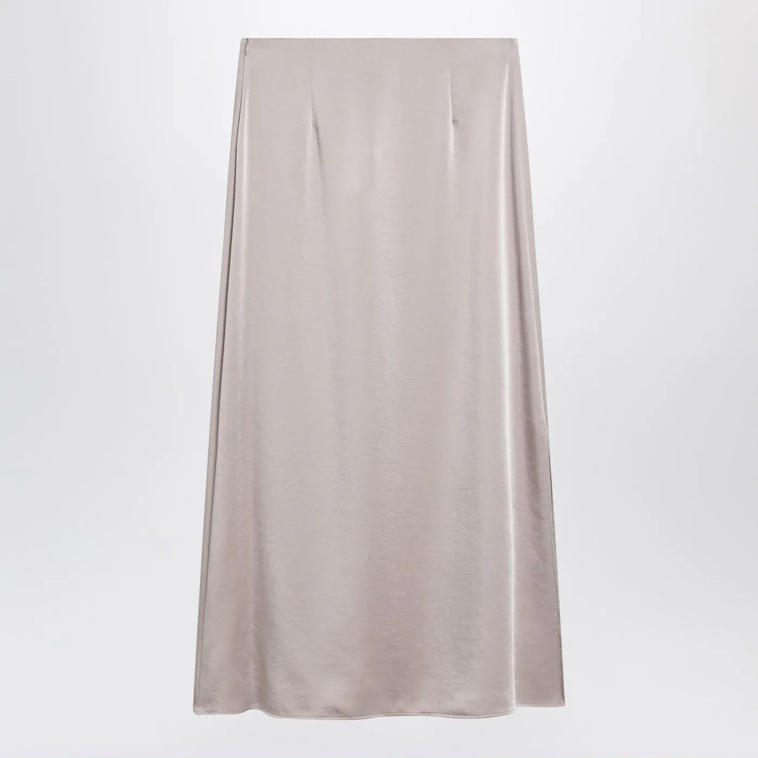 Weekend Max Mara - Blush satin midi skirt Brand Apparel &amp; Accessories > Clothing > Skirts 38  IT