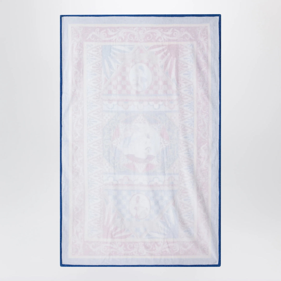 Dolce&amp;Gabbana - Carretto beach towel in cotton Brand Apparel &amp; Accessories TU