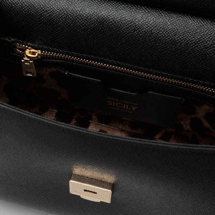 Dolce&amp;Gabbana - Large black Sicily handbag Brand Apparel &amp; Accessories