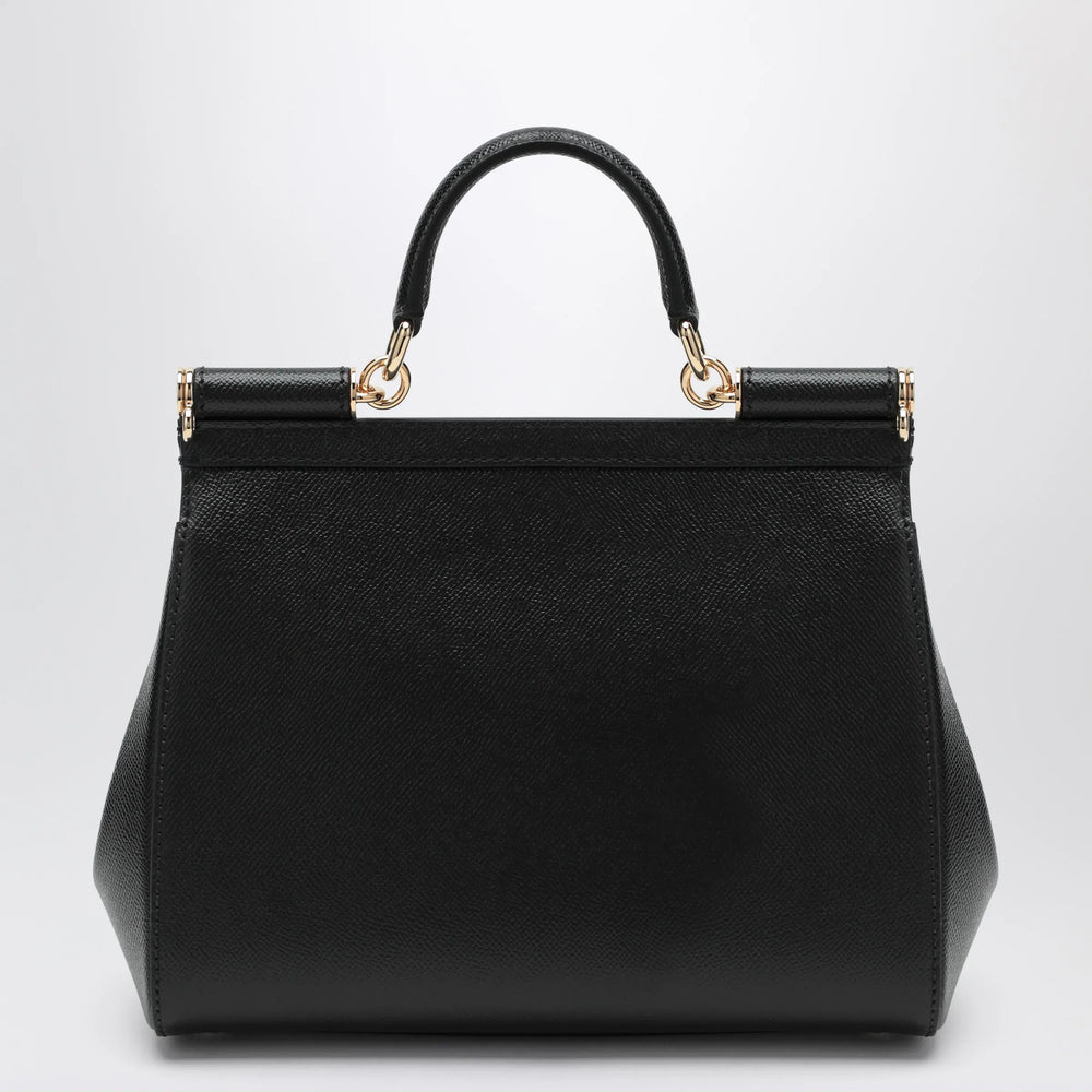 Dolce&Gabbana - Large black Sicily handbag Brand Apparel & Accessories