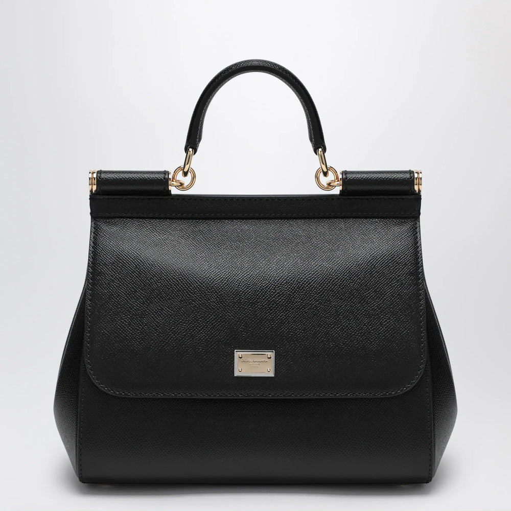 Dolce&Gabbana - Large black Sicily handbag Brand Apparel & Accessories TU