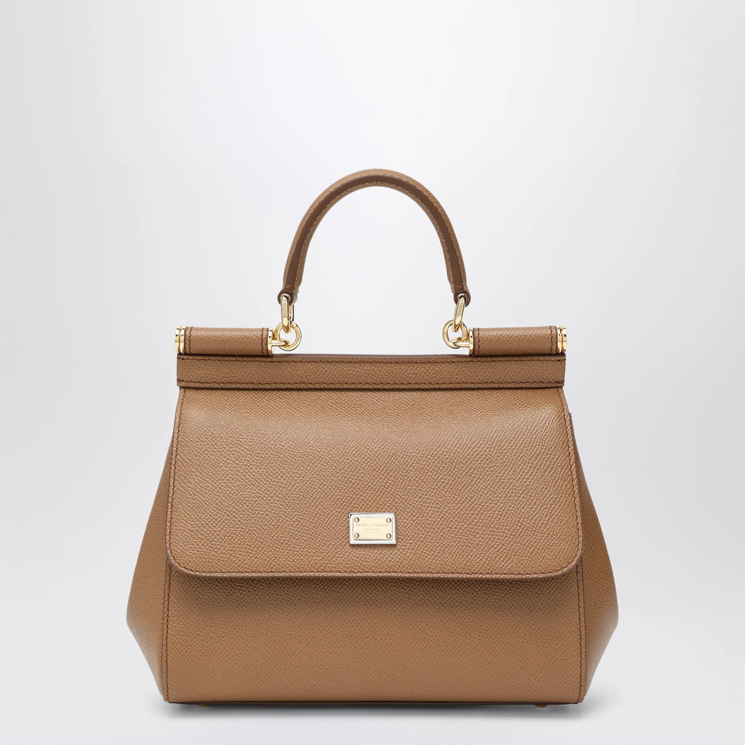 Dolce&amp;Gabbana - Medium caramel Sicily Hand Bag Brand Apparel &amp; Accessories TU