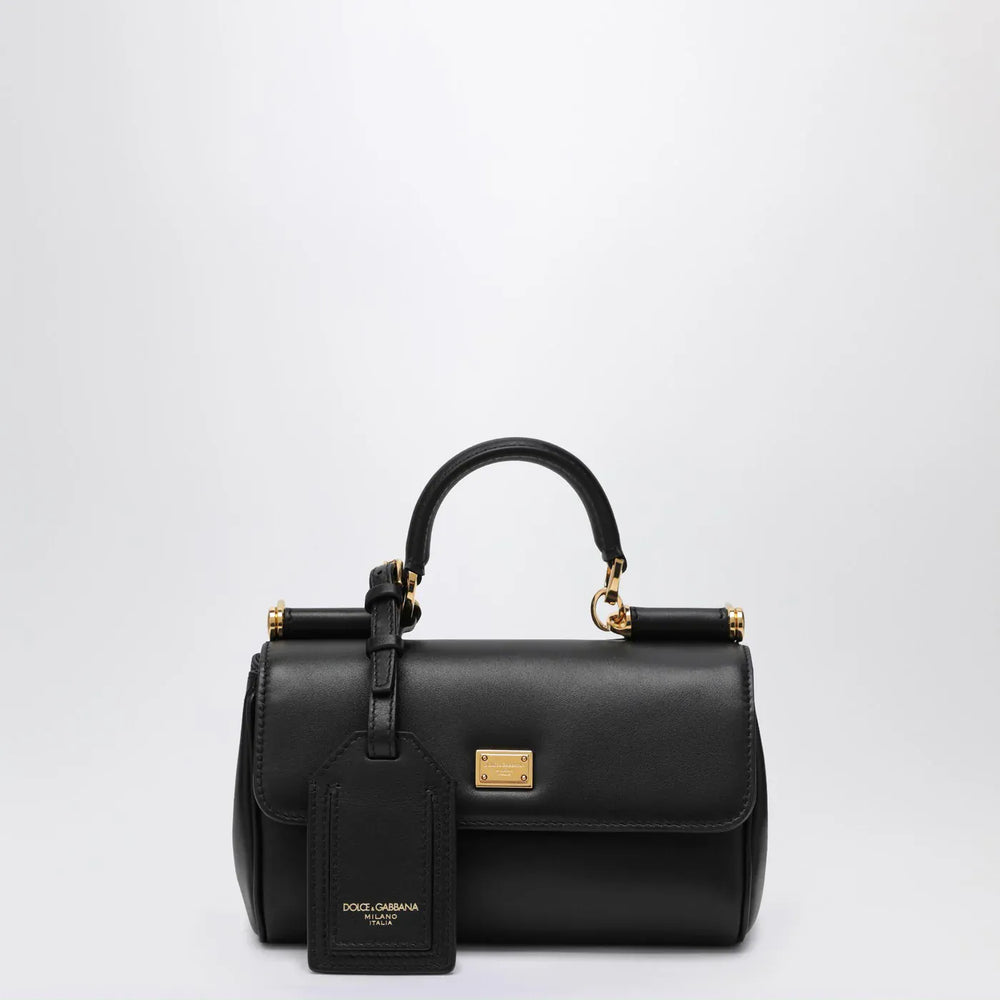 Dolce&Gabbana - Mini My Sicily handbag in black leather Brand Apparel & Accessories TU