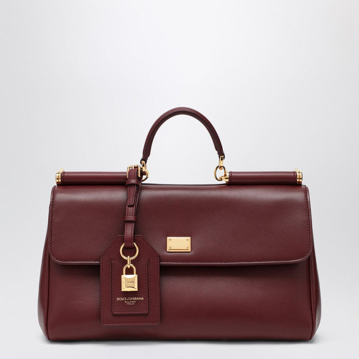 Apparel &amp; Accessories TU Dolce&amp;Gabbana - My Sicily handbag in burgundy leather Brand