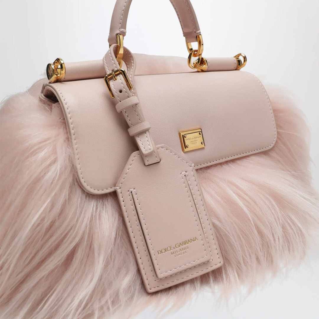 Dolce&amp;Gabbana - My Sicily mini handbag in kidassia and calfskin, powder Brand Apparel &amp; Accessories TU